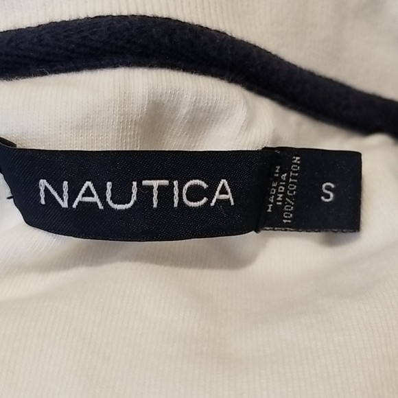 Nautica Mens Small Collard Zipper Sweater - Picture 3 of 9